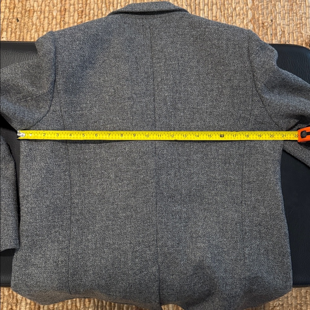 Sezane Charcoal Double-Breasted Blazer - Picture 8 of 8